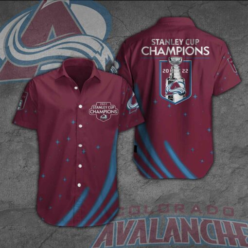 Colorado Avalanche 3D Sleeve Dress Shirt NHLCA005