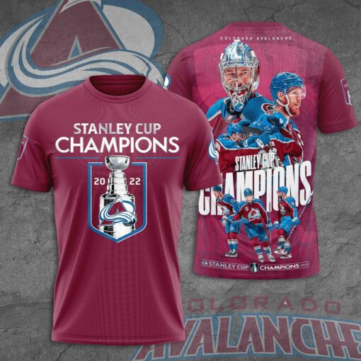 Colorado Avalanche 3D T shirt NHLCA004
