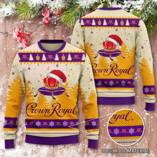 Crown Royal Christmas Ugly 3D Sweater 2022