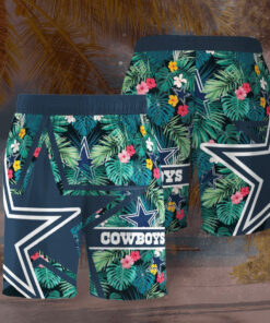 Dallas Cowboys 3D Hawaiian Shorts 05