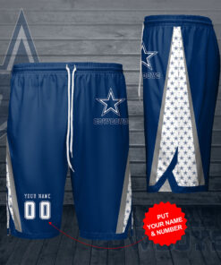 Dallas Cowboys 3D Jersey Shorts 01