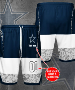 Dallas Cowboys 3D Jersey Shorts 03