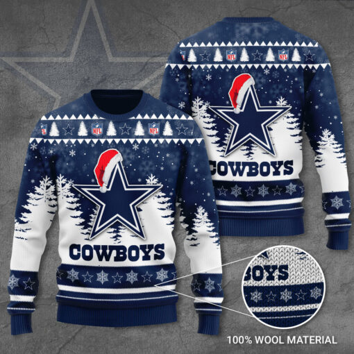 Dallas Cowboys 3D Ugly Sweater