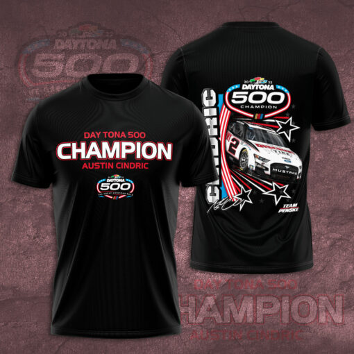 Daytona 500 3D Black T shirt