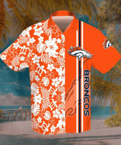 Denver Broncos 3D Hawaiian Shirt Hawaiian Shorts 01