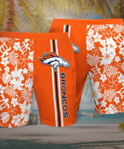Denver Broncos 3D Hawaiian Shirt Hawaiian Shorts 02
