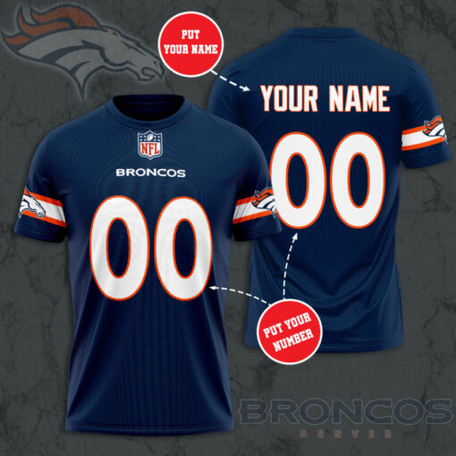 Denver Broncos 3D T shirt 04
