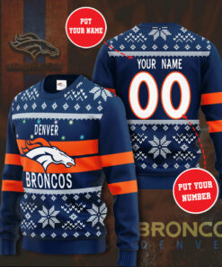 Denver Broncos 3D sweater 02