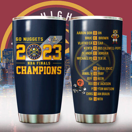 Denver Nuggets Navy Tumbler Cup WOAHTEE28623S4
