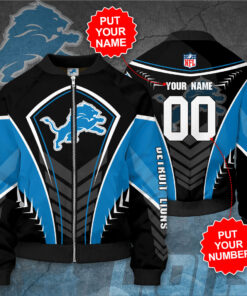 Detroit Lions 3D Bomber Jacket 03