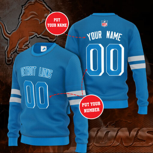 Detroit Lions 3D Sweatshirt 03