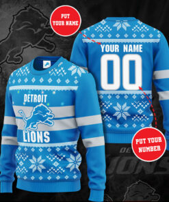 Detroit Lions 3D sweater 03