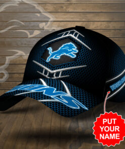 Detroit Lions Cap Custom Hat 02 1