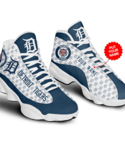 Detroit Tigers Jordan 13 Shoes 001