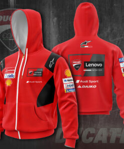 Ducati Lenovo Team Ver.1 3D zip up hoodie