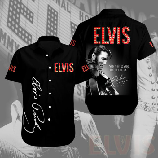 Elvis Presley 3D Short Sleeve Shirts YZYH004