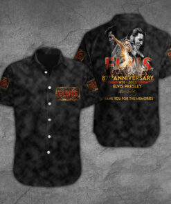 Elvis Presley 3D Sleeve Dress Shirt
