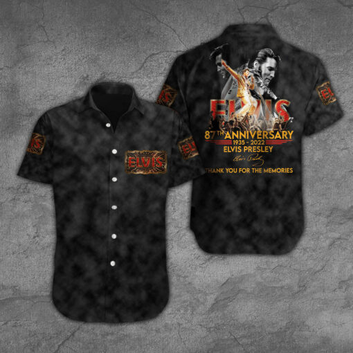 Elvis Presley 3D Sleeve Dress Shirt