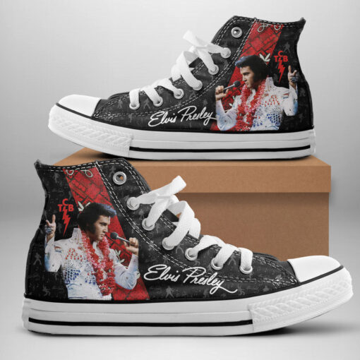 Elvis Presley Canvas High Top Shoe WOAHTEE24523S2 Design 1