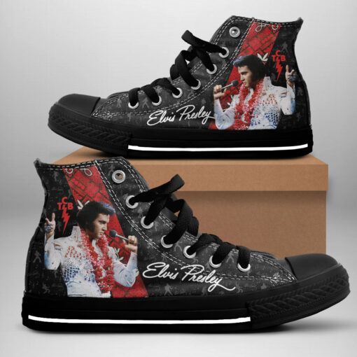 Elvis Presley Canvas High Top Shoe WOAHTEE24523S2 Design 2