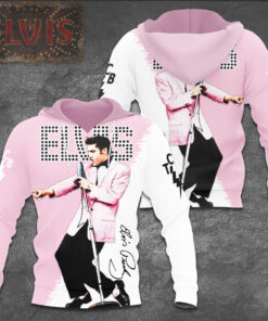 Elvis Presley Pink Hoodie WOAHTEE16523S1