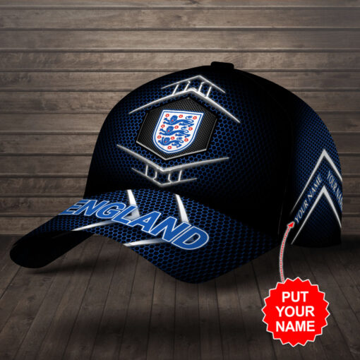 England National Football Team Cap Custom Hat 01