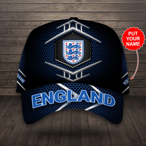 England National Football Team Cap Custom Hat 01 1