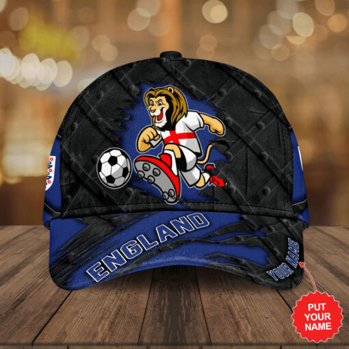 England National Football Team Cap Custom Hat 02