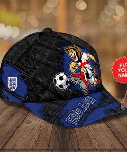 England National Football Team Cap Custom Hat 02 1