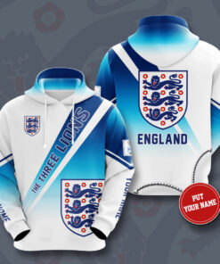 England National Football Team The Three Lions 3D Hoodie
