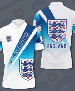 England National Football Team The Three Lions 3D Polo