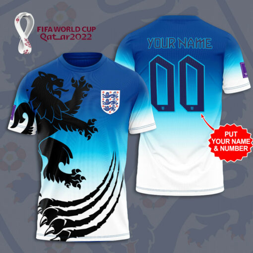 England World Cup 3D T shirt