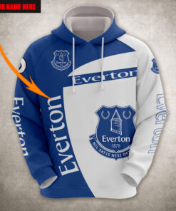 Everton FC 3D hoodie font