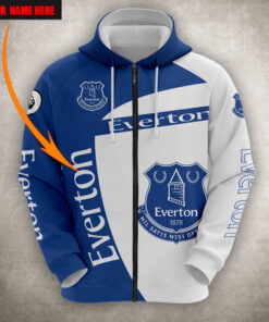 Everton FC 3D zip up hoodie