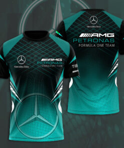 F1 2022 Mercedes AMG Petronas 3D T shirt