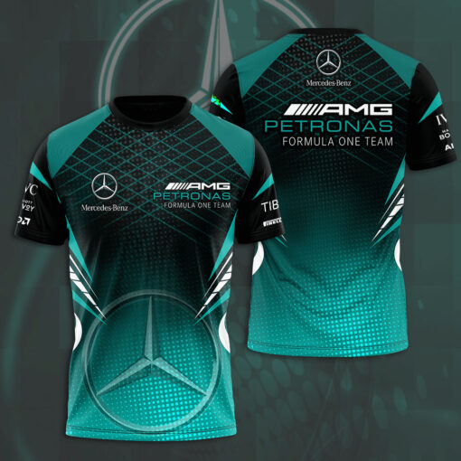 F1 2022 Mercedes AMG Petronas 3D T shirt