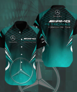 F1 2022 Mercedes AMG Petronas 3D short sleeve shirt