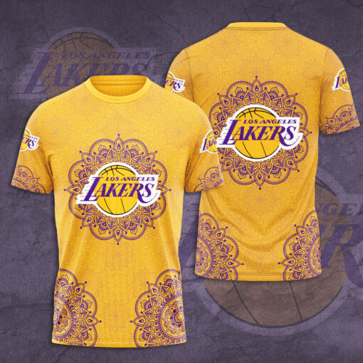FAN designed Los Angeles Lakers LAL NBA T SHIRT