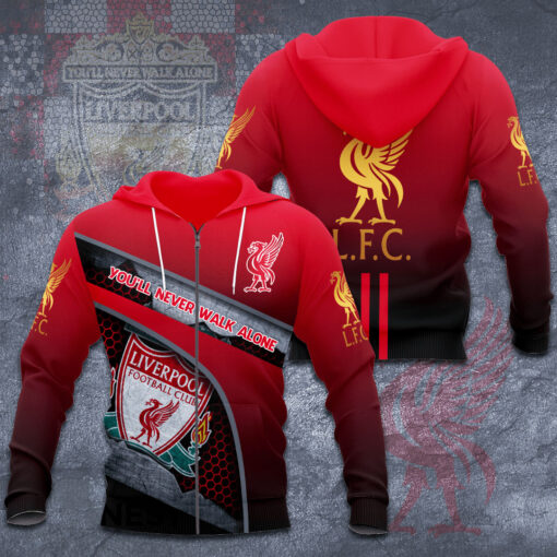 FC Liverpool 3D zip hoodie