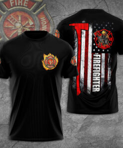 Firefighter 3D T shirt