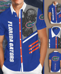 Florida Gators 3D Short Sleeve Dress Shirt 01