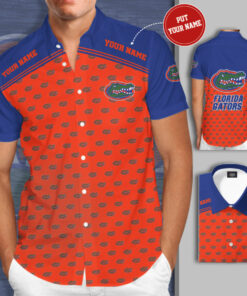Florida Gators 3D Short Sleeve Dress Shirt 02