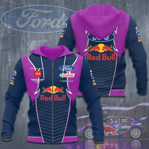 Ford World Rally Team M Sport 3D zip up hoodie