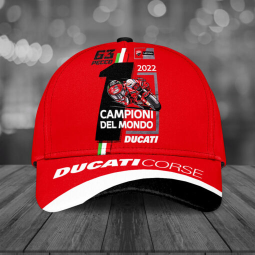 Francesco Bagnaia x Ducati Lenovo Cap Custom Hat 02
