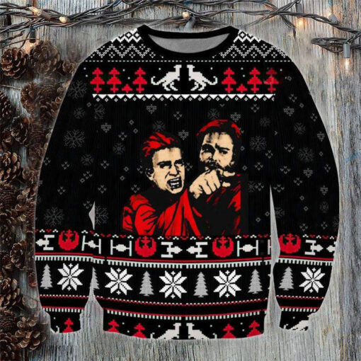 Funny Christmas Anakin Meme Ugly Christmas 3D Sweater