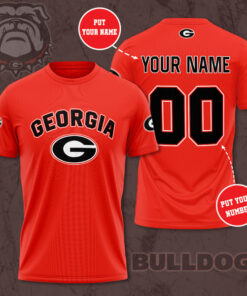 Georgia Bulldogs 3D T shirt 01