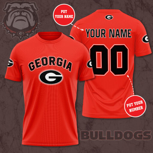Georgia Bulldogs 3D T shirt 01