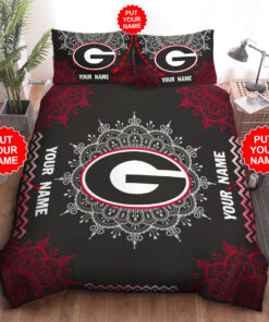 Georgia Bulldogs bedding set – duvet cover pillow shams 01