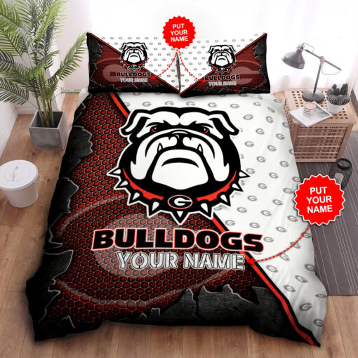 Georgia Bulldogs bedding set – duvet cover pillow shams 02