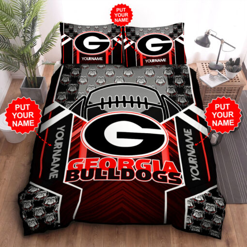 Georgia Bulldogs bedding set – duvet cover pillow shams 03
